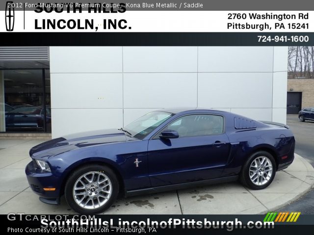 2012 Ford Mustang V6 Premium Coupe in Kona Blue Metallic