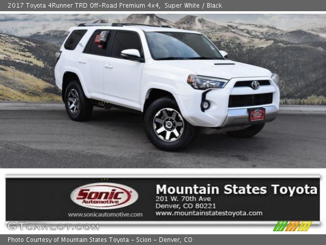 2017 Toyota 4Runner TRD Off-Road Premium 4x4 in Super White