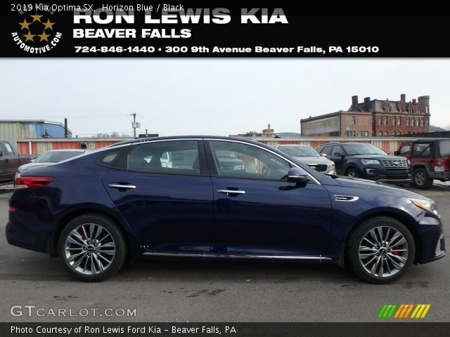 2019 Kia Optima SX in Horizon Blue