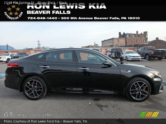 2019 Kia Optima SX in Ebony Black