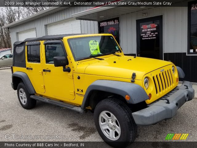2009 Jeep Wrangler Unlimited X 4x4 in Detonator Yellow