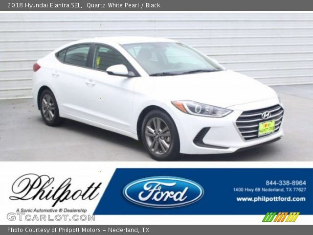 2018 Hyundai Elantra SEL in Quartz White Pearl