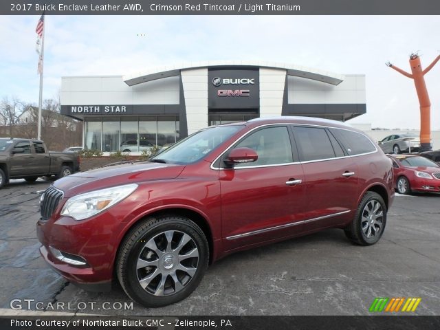 2017 Buick Enclave Leather AWD in Crimson Red Tintcoat