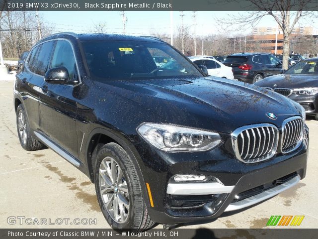 2019 BMW X3 xDrive30i in Black Sapphire Metallic