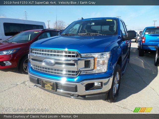 2019 Ford F150 XLT SuperCab 4x4 in Velocity Blue
