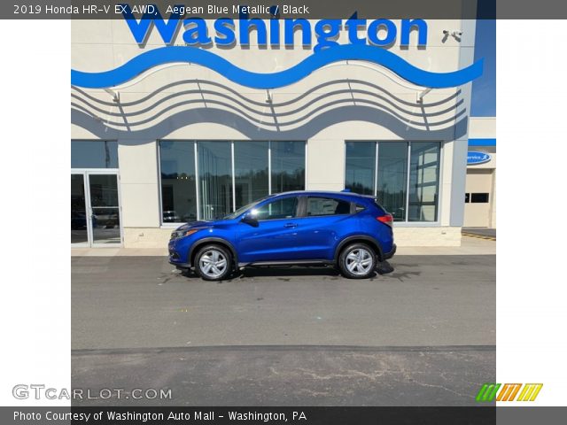 2019 Honda HR-V EX AWD in Aegean Blue Metallic