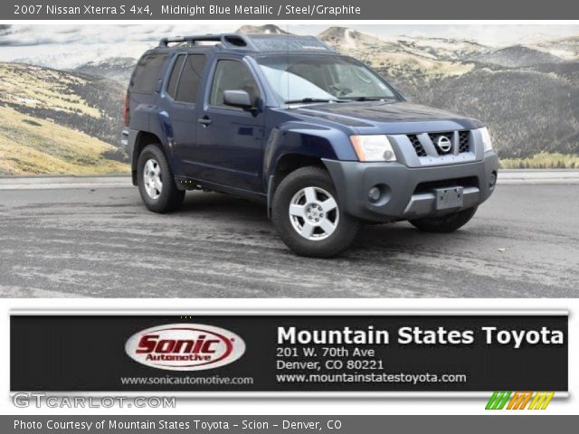 2007 Nissan Xterra S 4x4 in Midnight Blue Metallic