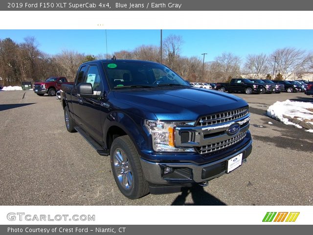 2019 Ford F150 XLT SuperCab 4x4 in Blue Jeans