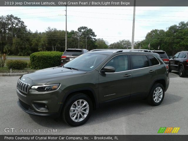 2019 Jeep Cherokee Latitude in Olive Green Pearl