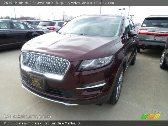 2019 Lincoln MKC Reserve AWD in Burgundy Velvet Metallic
