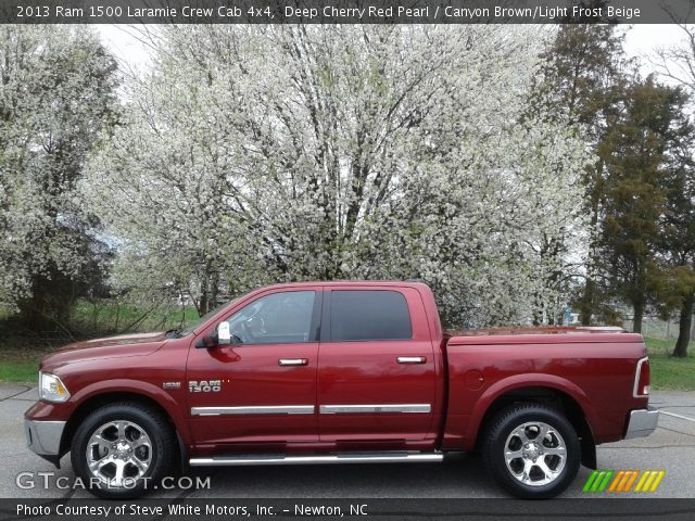 2013 Ram 1500 Laramie Crew Cab 4x4 in Deep Cherry Red Pearl