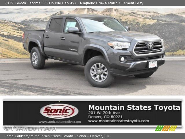 2019 Toyota Tacoma SR5 Double Cab 4x4 in Magnetic Gray Metallic