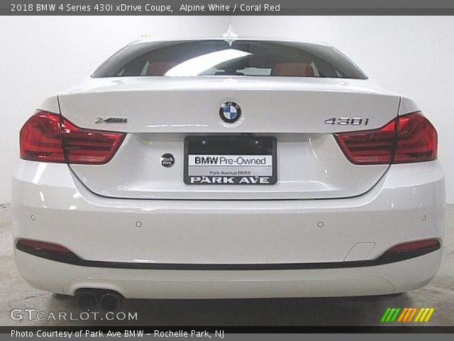 2018 BMW 4 Series 430i xDrive Coupe in Alpine White