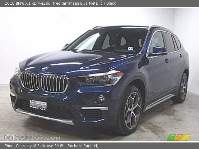 2018 BMW X1 xDrive28i in Mediterranean Blue Metallic
