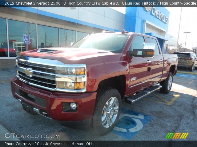 2019 Chevrolet Silverado 2500HD High Country Crew Cab 4WD in Cajun Red Tintcoat