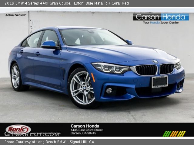 2019 BMW 4 Series 440i Gran Coupe in Estoril Blue Metallic