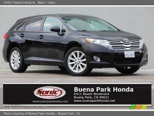 2009 Toyota Venza I4 in Black