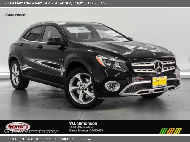 2019 Mercedes-Benz GLA 250 4Matic in Night Black