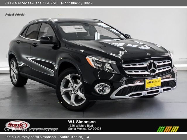 2019 Mercedes-Benz GLA 250 in Night Black
