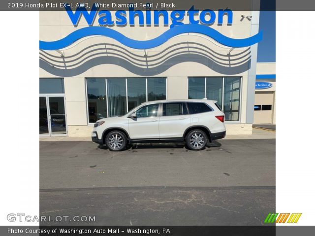 2019 Honda Pilot EX-L AWD in White Diamond Pearl