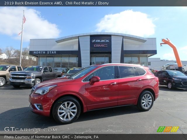 2019 Buick Envision Essence AWD in Chili Red Metallic