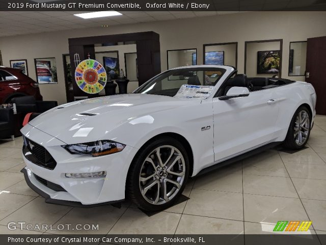 2019 Ford Mustang GT Premium Convertible in Oxford White