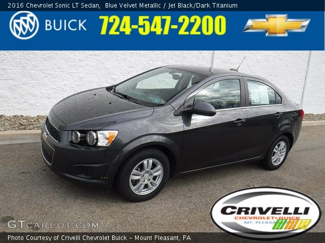 2016 Chevrolet Sonic LT Sedan in Blue Velvet Metallic