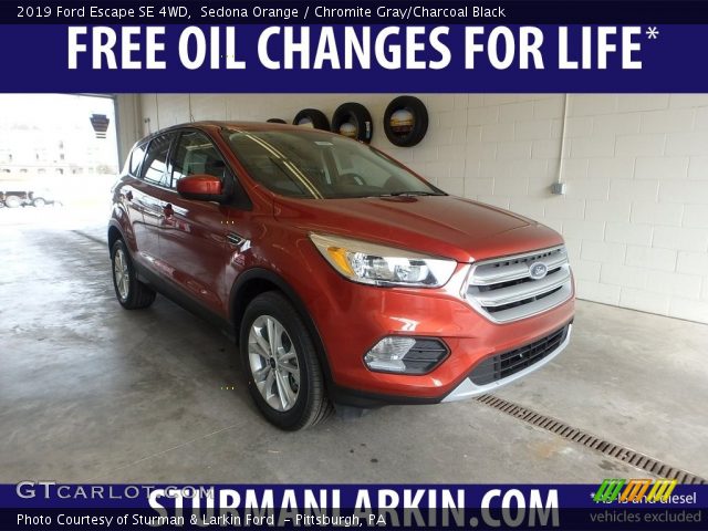 2019 Ford Escape SE 4WD in Sedona Orange
