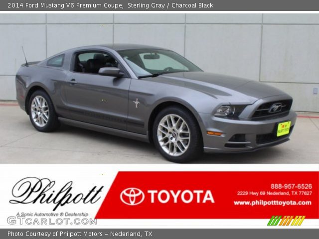 2014 Ford Mustang V6 Premium Coupe in Sterling Gray