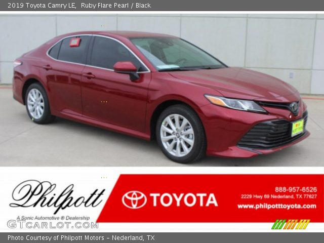 2019 Toyota Camry LE in Ruby Flare Pearl
