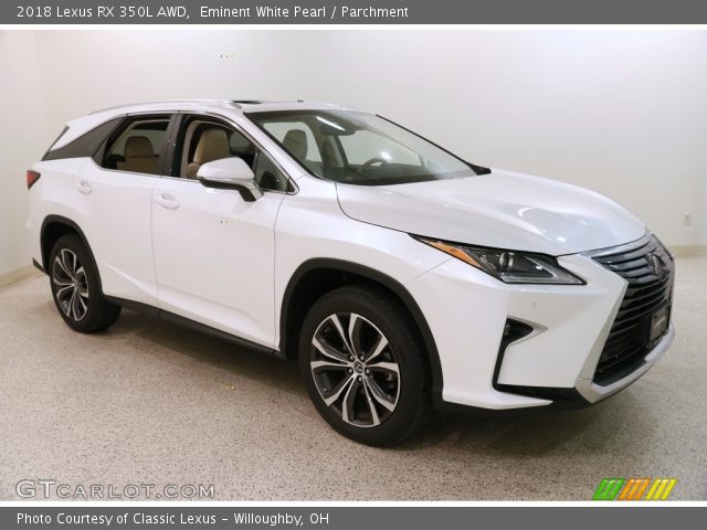 2018 Lexus RX 350L AWD in Eminent White Pearl