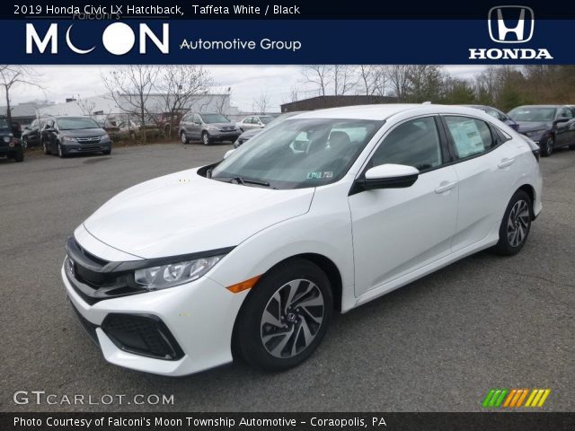 2019 Honda Civic LX Hatchback in Taffeta White