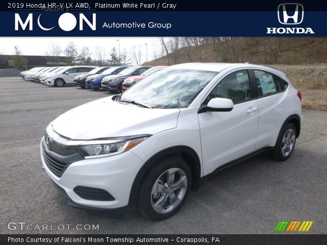 2019 Honda HR-V LX AWD in Platinum White Pearl