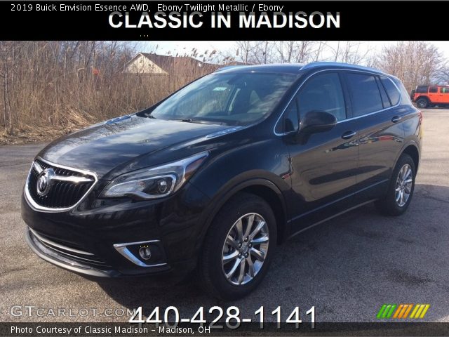 2019 Buick Envision Essence AWD in Ebony Twilight Metallic