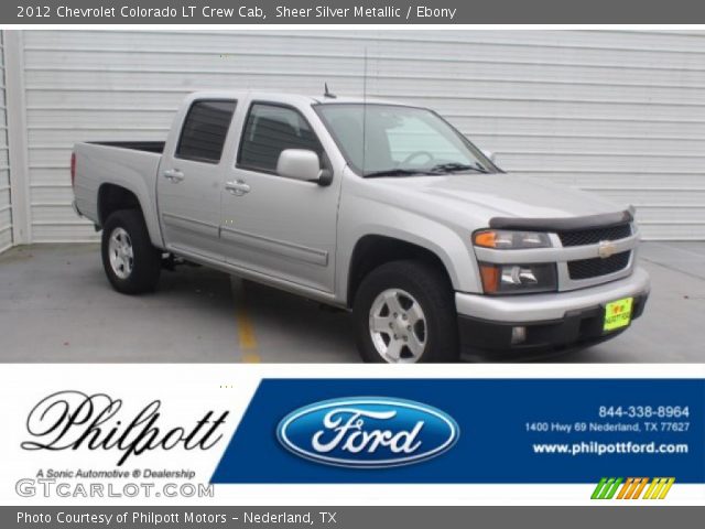 2012 Chevrolet Colorado LT Crew Cab in Sheer Silver Metallic