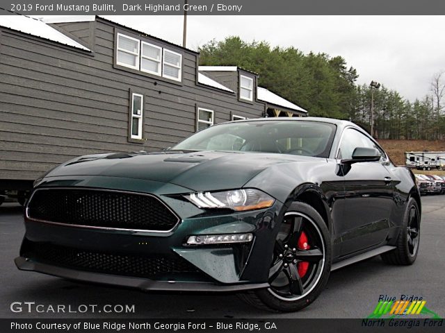 2019 Ford Mustang Bullitt in Dark Highland Green
