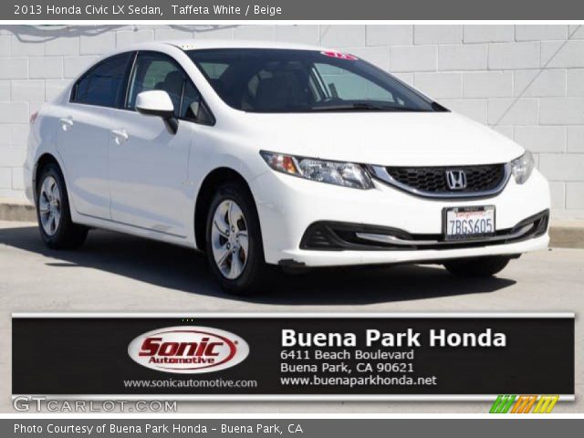 2013 Honda Civic LX Sedan in Taffeta White