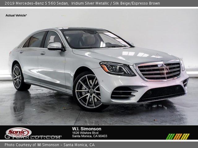 2019 Mercedes-Benz S 560 Sedan in Iridium Silver Metallic
