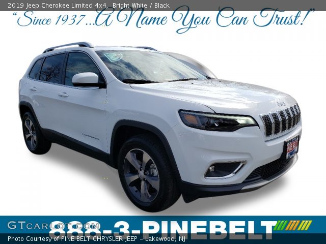 2019 Jeep Cherokee Limited 4x4 in Bright White