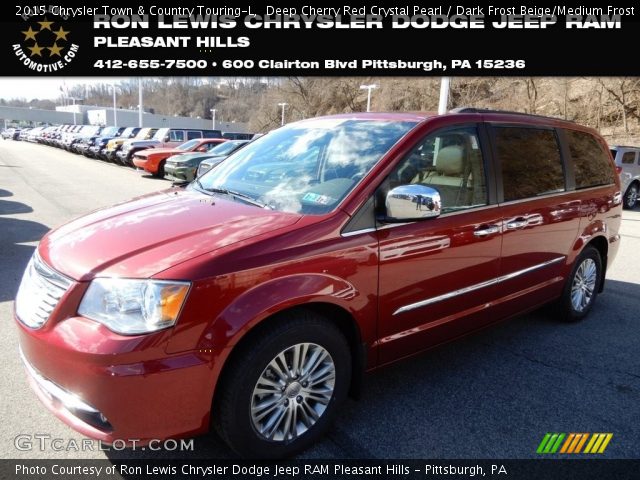 2015 Chrysler Town & Country Touring-L in Deep Cherry Red Crystal Pearl