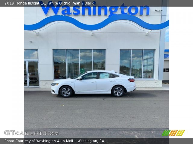 2019 Honda Insight EX in White Orchid Pearl