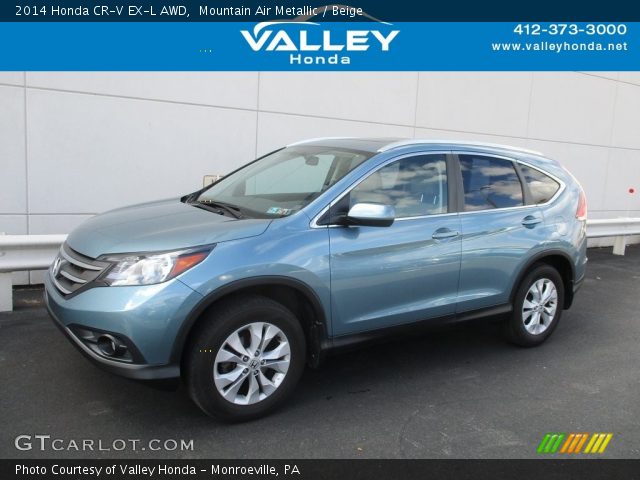 2014 Honda CR-V EX-L AWD in Mountain Air Metallic