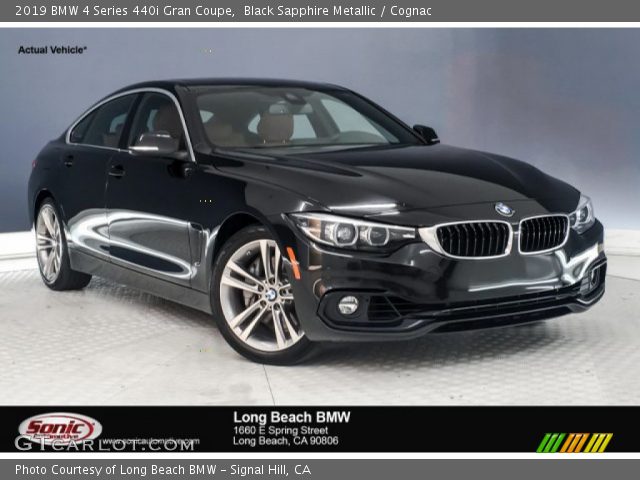 2019 BMW 4 Series 440i Gran Coupe in Black Sapphire Metallic