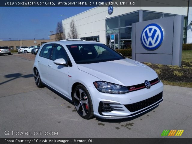 2019 Volkswagen Golf GTI S in White Silver Metallic