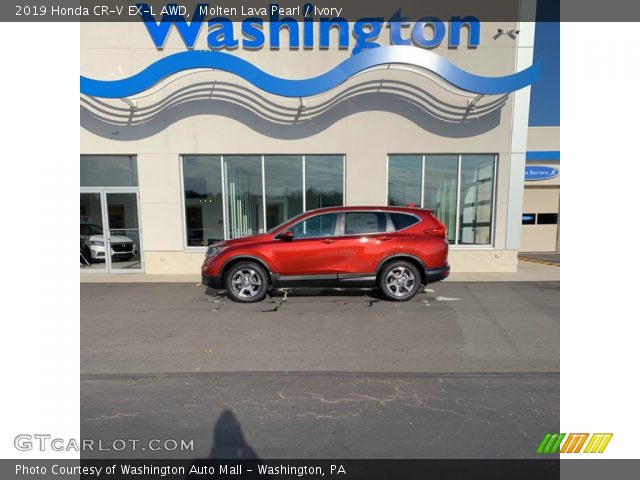 2019 Honda CR-V EX-L AWD in Molten Lava Pearl