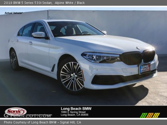 2019 BMW 5 Series 530i Sedan in Alpine White