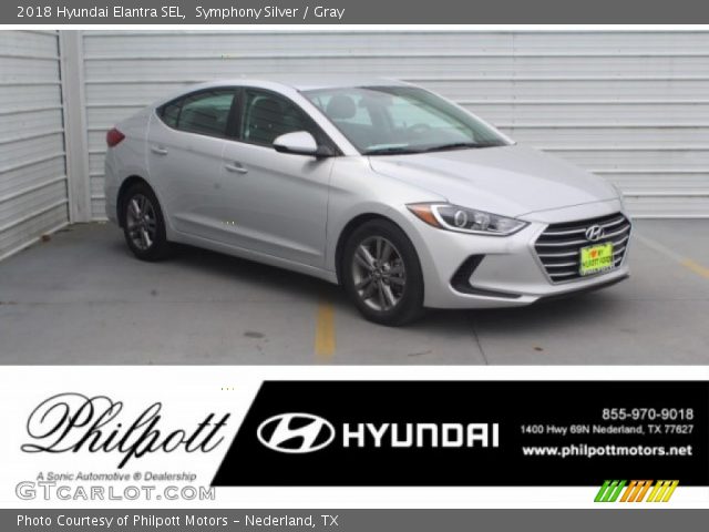 2018 Hyundai Elantra SEL in Symphony Silver