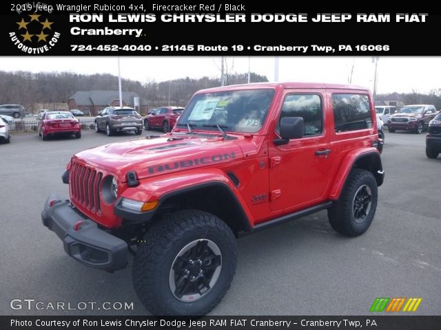 2019 Jeep Wrangler Rubicon 4x4 in Firecracker Red