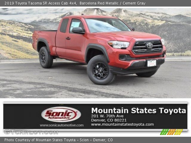 2019 Toyota Tacoma SR Access Cab 4x4 in Barcelona Red Metallic