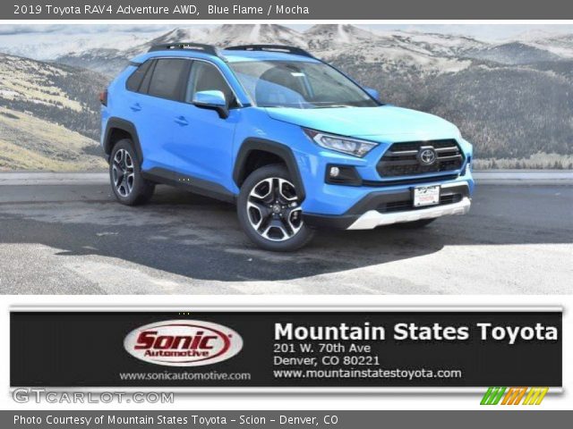 2019 Toyota RAV4 Adventure AWD in Blue Flame
